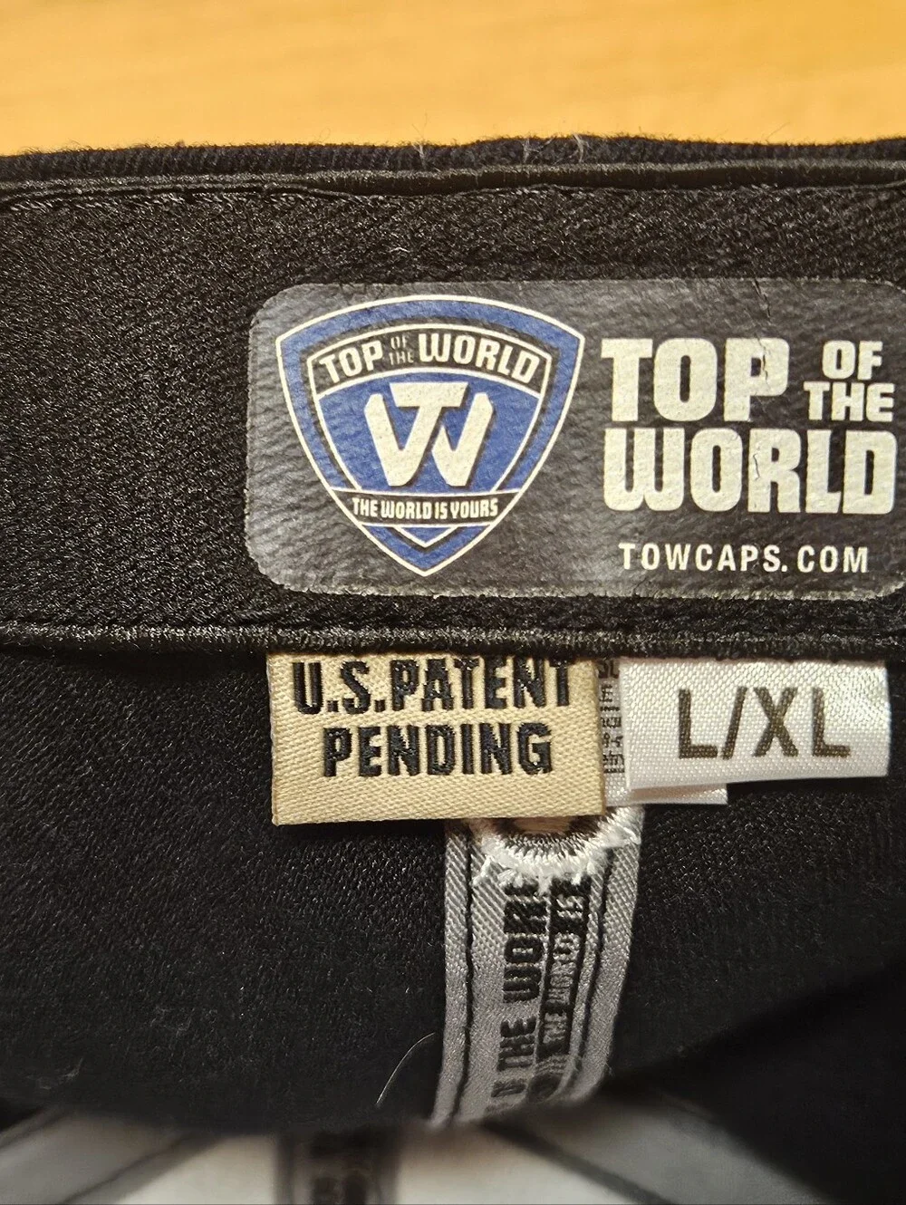 Purdue Top Of The World Black Baseball Hat Size L/XL